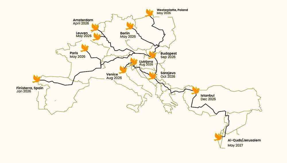 Friedenspilgerweg 'Peacewalk 2026' führt quer durch Österreich / peacewalk.info Friedenspilgerweg 'Peacewalk 2026' führt quer durch Österreich
